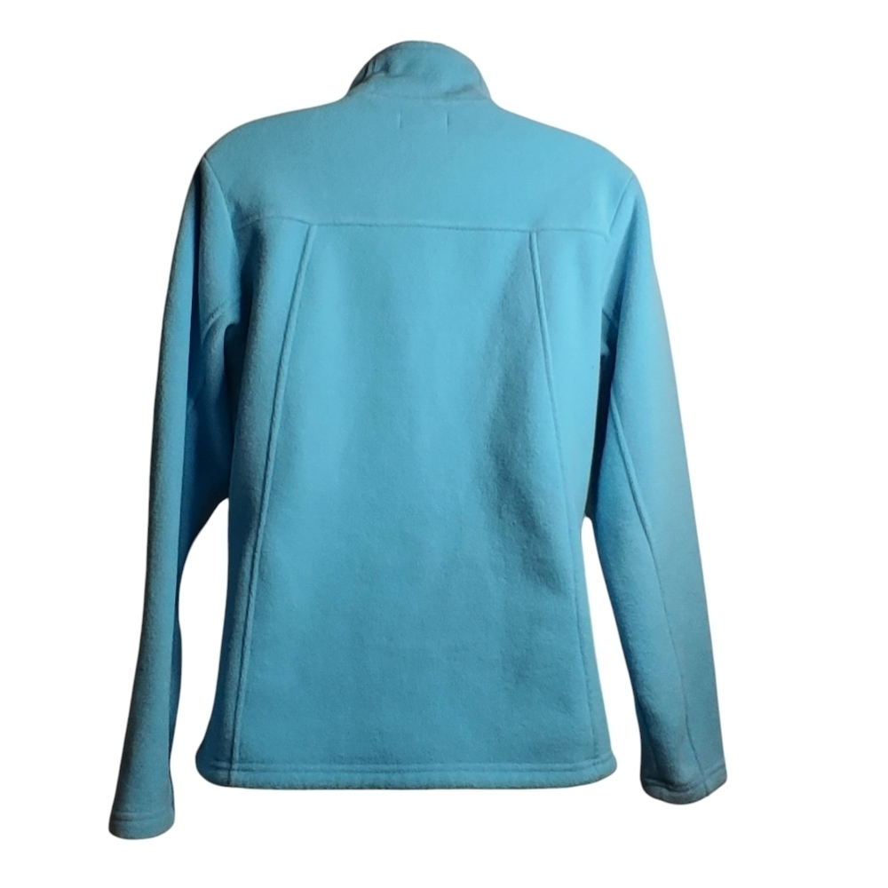 Vail Colorado Full Zip Fleece Jacket Womens Size S Small Teal Color/Pockets - Picture 2 of 5